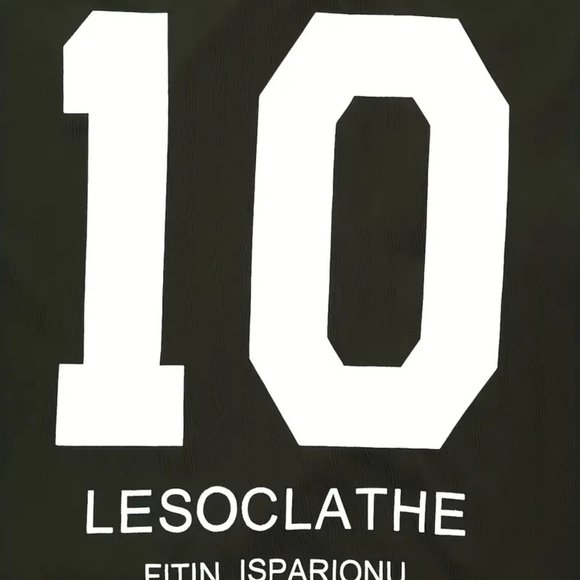 Plus Size Casual Outfits Set, Women's Plus Number & Letter Print Long Sleeve - Picture 3 of 4